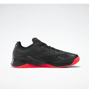 NEW REEBOK men's nano x2 froning training shoes in core black / pure grey / neon